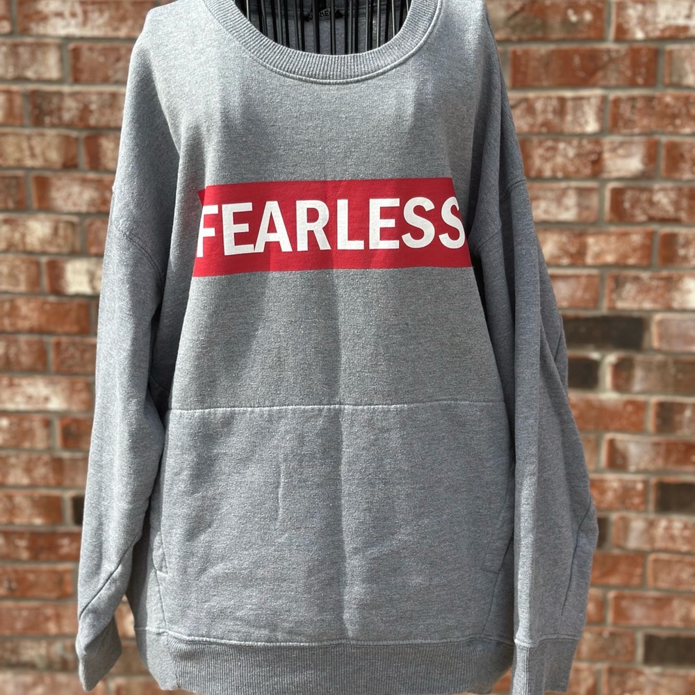 EXPRESS Fearless Gray Sweater